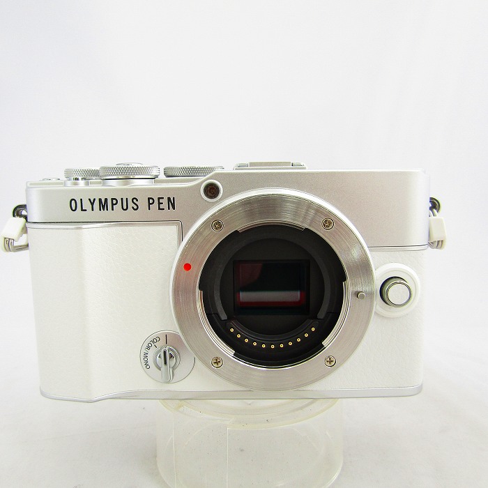 【中古】 (オリンパス) OLYMPUS E-P7 14-42EZﾚﾝｽﾞｷﾂﾄ ﾎﾜｲﾄ【中古写真機 デジタル一眼】 位置づける：B
