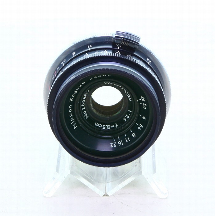 【中古】 (ニコン) Nikon NIKKOR-W 35/2.5 ﾌﾞﾗｯｸ【中古水晶体 範囲ファインダ用水晶体】 序列付ける：B