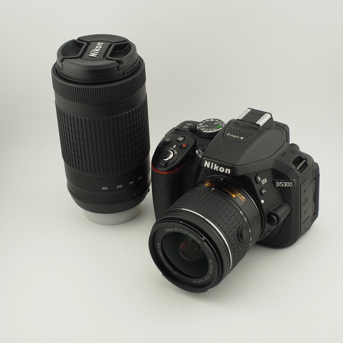【中古】 (ニコン) Nikon D5300 AF-P ﾀﾞﾌﾞﾙｽﾞｰﾑｷﾂﾄ【中古写真機 デジタル一眼】 位置づける：AB