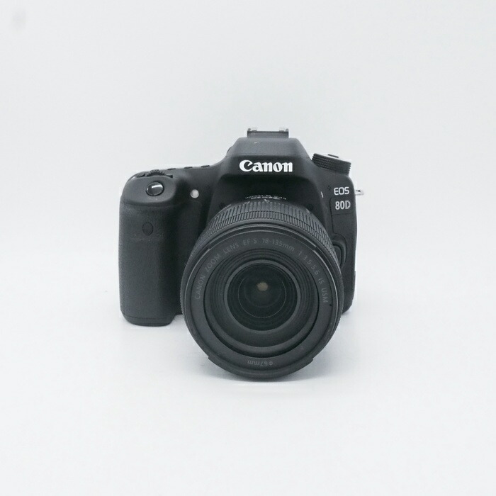 【中古】 (キヤノン) Canon EOS 80D/EF-S18-135 IS USM ﾚﾝｽﾞｷﾂﾄ【中古カメラ デジタル一眼】 ランク：B
