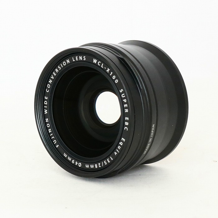 【中古】 (フジフイルム) FUJIFILM X100用ﾜｲﾄﾞｺﾝﾊﾞｰｼﾞｮﾝﾚﾝｽﾞ WCL-X100 ﾌﾞﾗｯｸ【中古水晶体 水晶体余分の物】 価値づける：B