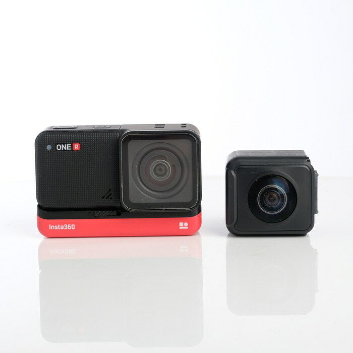 【中古】 (余分の物) 余分の物 insta360 ONE R ﾂｲﾝ版【中古写真器 動きカム】 位置づける：B