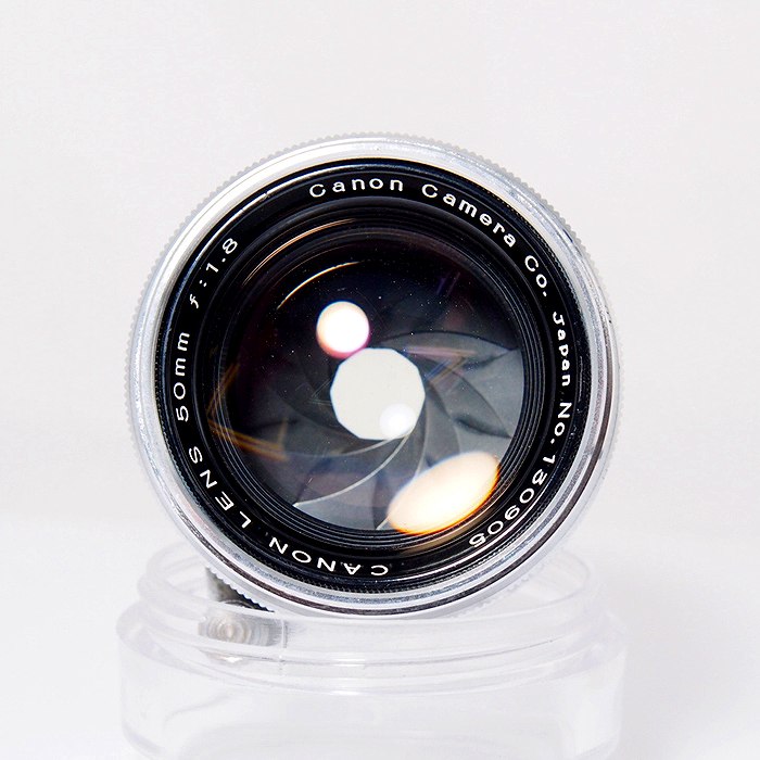 【中古】 (キヤノン) Canon Ｌ50/1.8【中古水晶体 領域ファインダ用水晶体】 位置づける：B