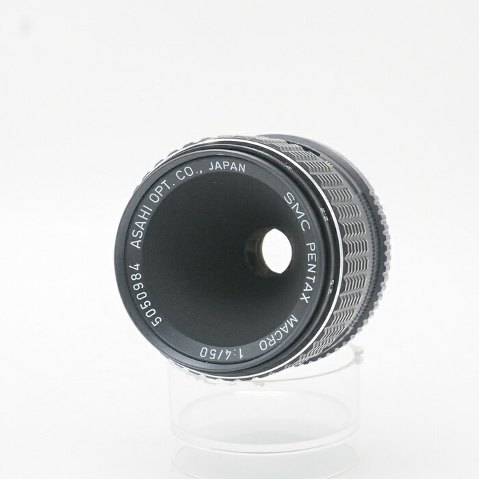 【中古】 (ペンタックス) PENTAX SMC-P 50/4ﾏｸﾛ (PK)【中古水晶体 ＭＦ水晶体】 位置づける：AB