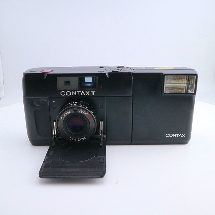 【中古】 (コンタックス) CONTAX T ｽﾄﾛﾎﾞ付 ﾌﾞﾗｯｸ【中古カメラ フィルムカメラ】 ランク：B｜カメラのナニワ
