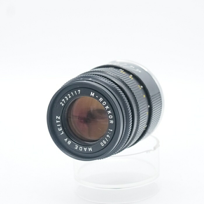 【中古】 (ミノルタ) MINOLTA M-ROKKOR 90/4 (MADE BY LEITZ) CL用【中古レンズ レンジファインダー用レンズ】 ランク：C｜カメラのナニワ