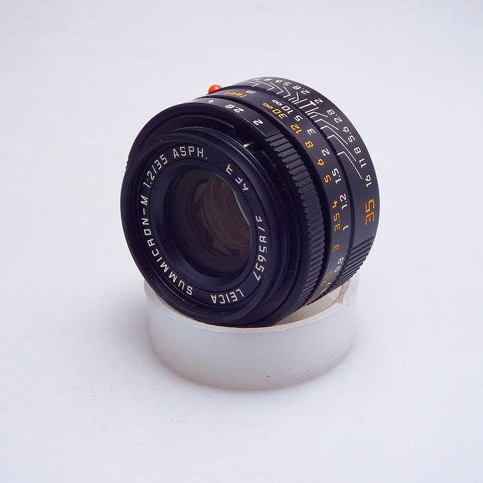 【中古】 (ライカ) Leica M35mm F2 ASPH. (ﾌｰﾄﾞはめ込み式) ﾌﾞﾗｯｸ【中古レンズ ＭＦレンズ】 ランク：B