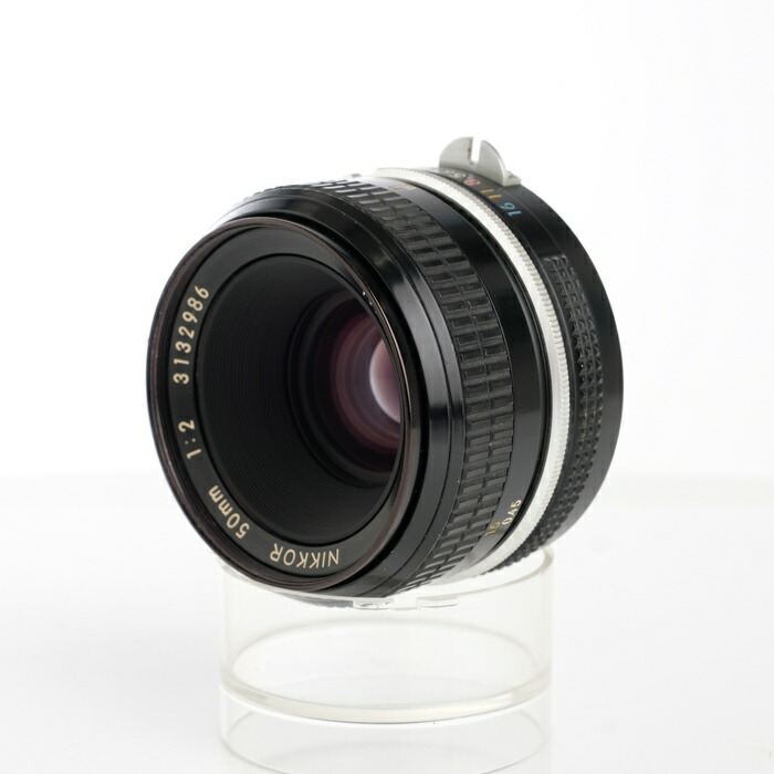 【中古】 (ニコン) Nikon NewNIKKOR 50/2【中古水晶体 ＭＦ水晶体】 位置づける：B