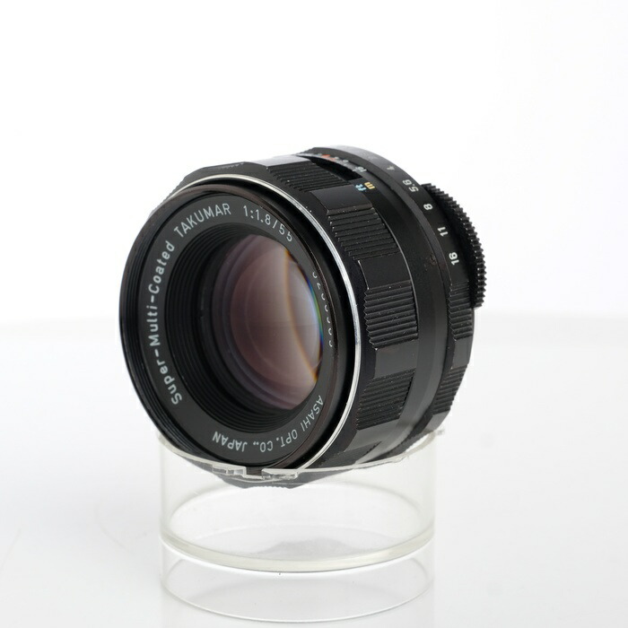 【中古】 (ペンタックス) PENTAX SMCﾀｸﾏｰ 55/1.8 (M42)【中古水晶体 ＭＦ水晶体】 価値づける：B