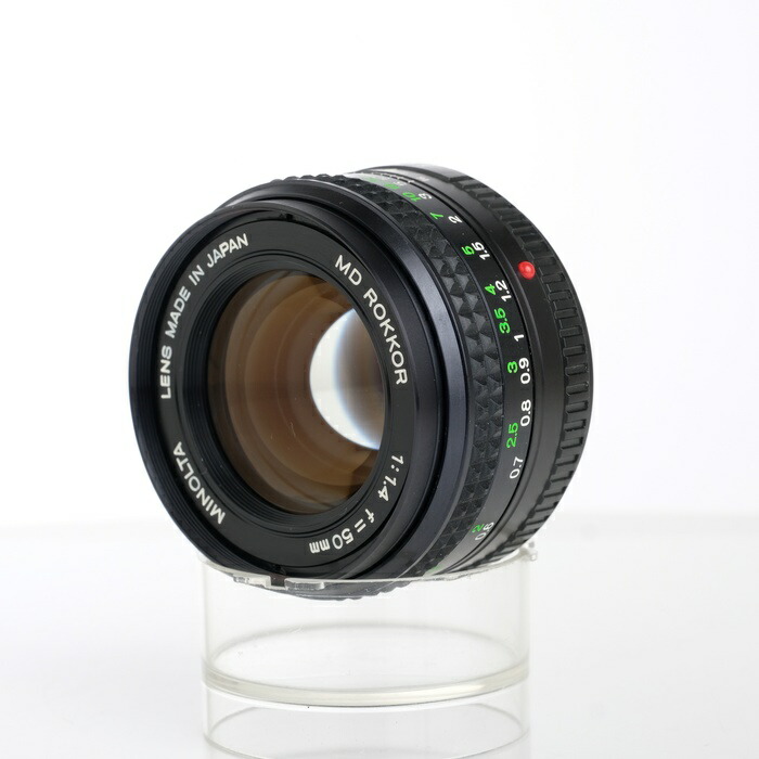 【中古】 (ミノルタ) MINOLTA MD ROKKOR 50/1.4【中古水晶体 ＭＦ水晶体】 位置づける：C