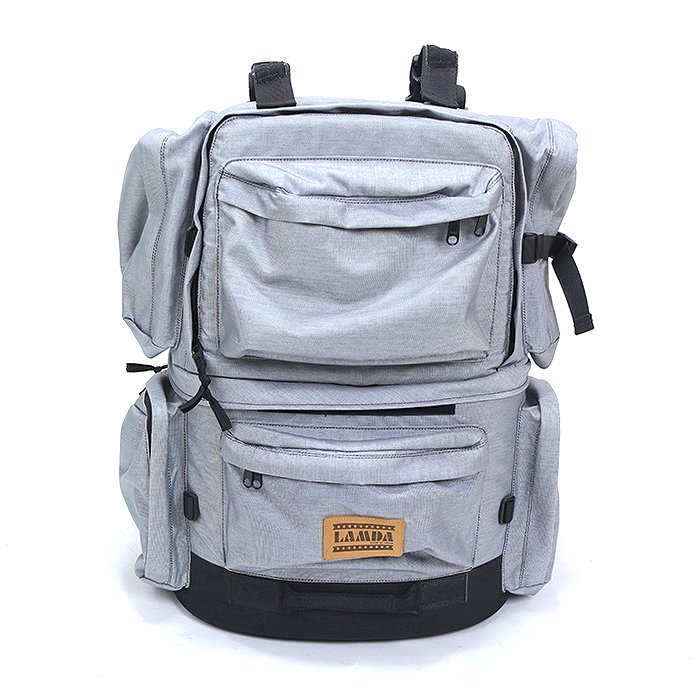 【中古】 (ラムダ) lamda ｶﾒﾗｻﾞｯｸ IV型 ｸﾞﾚｰ【中古うしろ側 うしろ側】 価値づける：B