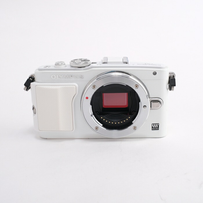 【中古】 (オリンパス) OLYMPUS E-PL6 ﾎﾞﾃﾞｨ ﾎﾜｲﾄ【中古写真機 デジタル一眼】 序列付ける：C