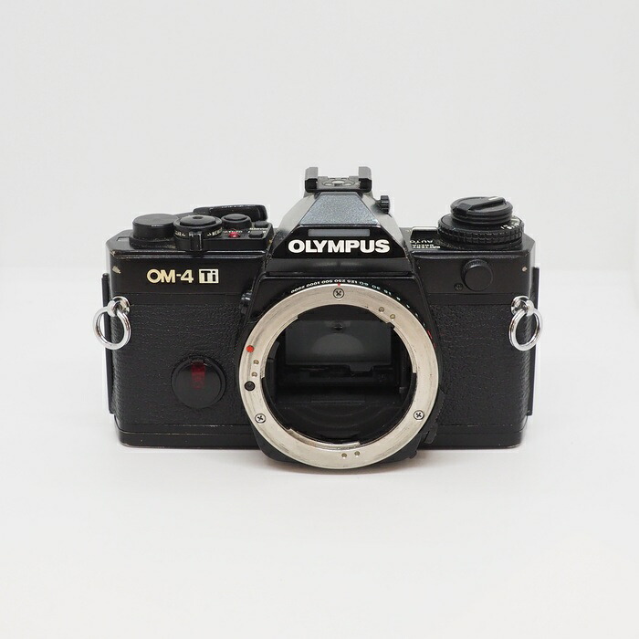 【中古】 (オリンパス) OLYMPUS OM-4Ti ﾌﾞﾗｯｸ【中古カメラ フィルム一眼】 ランク：B