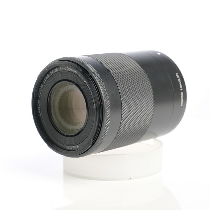 【中古】 (キヤノン) Canon EF-M55-200/F4.5-6.3 IS STM ﾌﾞﾗｯｸ【中古レンズ ＡＦレンズ】 ランク：B