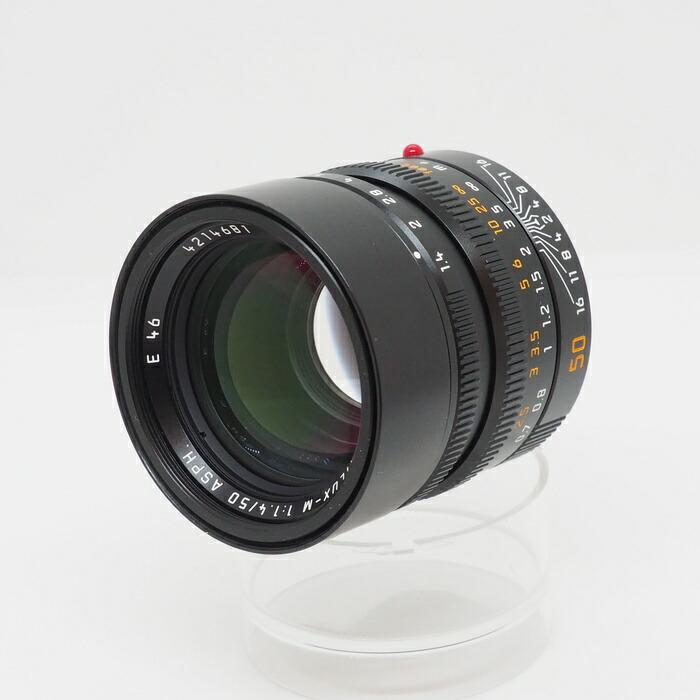 【中古】 (ライカ) Leica Summilux-M 1.4/50 ASPH. (6bit) ﾌﾞﾗｯｸ 11891C【中古レンズ レンジファインダー用レンズ】 ランク：B｜カメラのナニワ