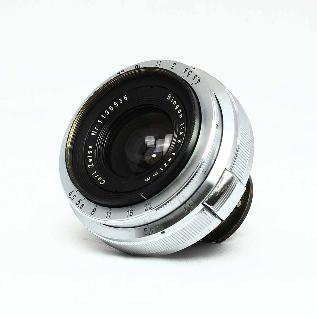【中古】 (カールツアイス) Carl Zeiss Biogon 21/4.5 CONTAX RF【中古レンズ ＭＦレンズ】 ランク：B 51,600円