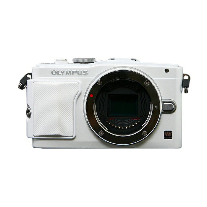 【中古】 (オリンパス) OLYMPUS E-PL6 ボデイ ホワイト【中古カメラ デジタル一眼】 ランク:B-|カメラのナニワ