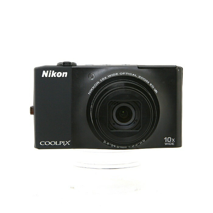 【中古】 (ニコン) Nikon COOLPIX S8000 ﾌﾞﾗﾂｸ【中古写真機 コンパクトデジカメ】 位置づける：C