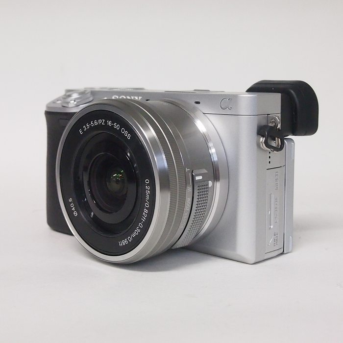 【中古】 (ソニー) SONY α6400+E PZ16-50/3.5-5.6 ｼﾙﾊﾞｰ【中古写真機 デジタル一眼】 位置づける：B