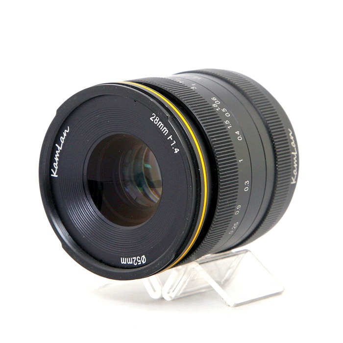 【中古】   FS28粍 F1.4 フジフイルムX用 [KAM0007]【中古水晶体 ＭＦ水晶体】 位置づける：B