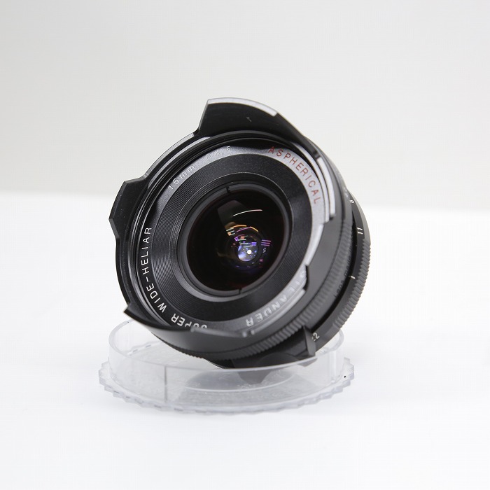 【中古】 (フォクトレンダー) Voigtlander ｽｰﾊﾟｰﾜｲﾄﾞﾍﾘｱｰ 15/F4.5 VM II BK【中古レンズ ＭＦレンズ】 ランク：AB｜カメラのナニワ