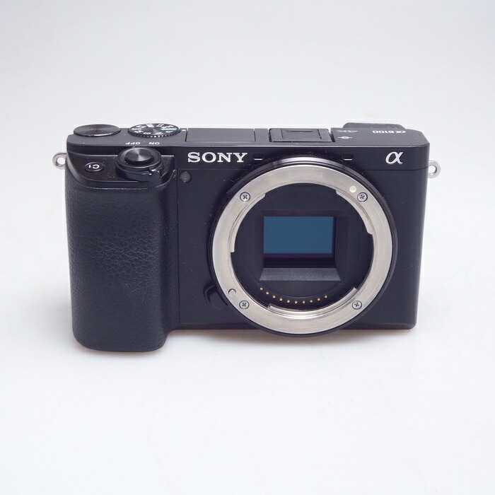 【中古】ｿﾆｰ α6100 ﾌﾞﾗｯｸ （ILCE-6100） 位置づける：B「写真機のナニワ 京都店店卸し資産」【デジタル一眼】商いもの吊りひも：2221070518259