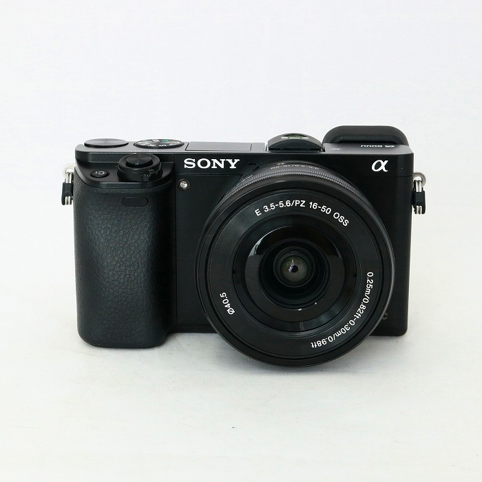 【中古】 (ソニー) SONY α6000 [ILCE-6000] ﾊﾟﾜｰｽﾞｰﾑﾚﾝｽﾞｷｯﾄ ﾌﾞﾗｯｸ【中古写真機 デジタル一眼】 価値づける：B