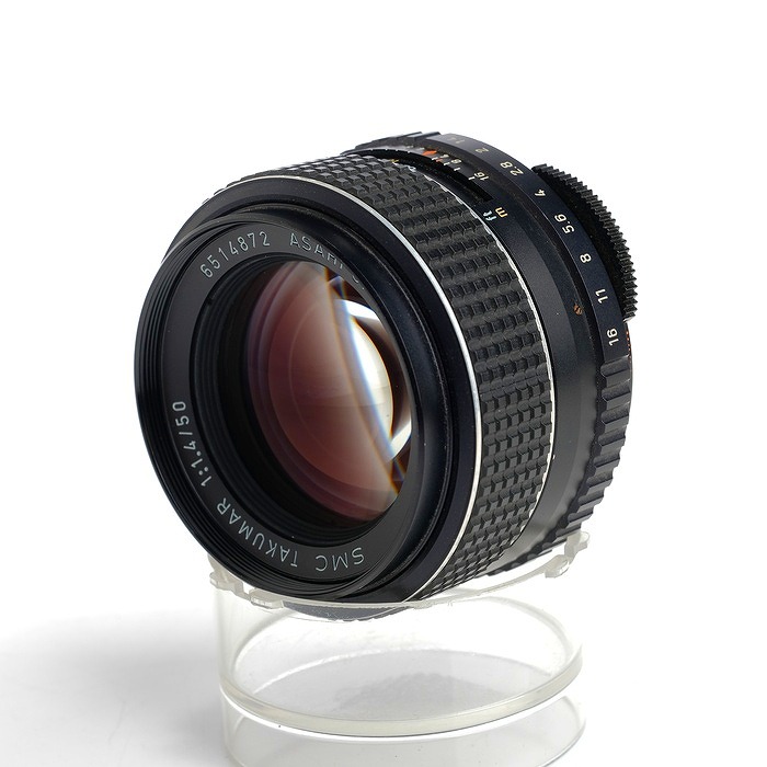 【中古】 (ペンタックス) PENTAX SMCﾀｸﾏｰ 50/1.4 (M42)【中古レンズ ＭＦレンズ】 ランク：B 17,000円