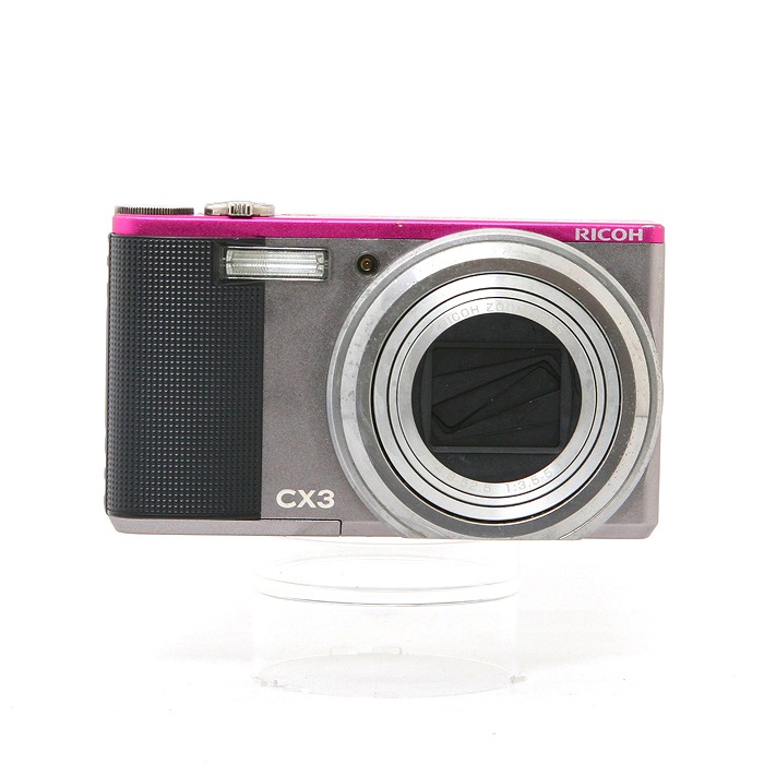 【中古】 (リコー) RICOH CX3 ﾂｰﾄﾝ(ｸﾞﾚｰXﾋﾟﾝｸ)【中古カメラ コンパクトデジカメ】 ランク：B