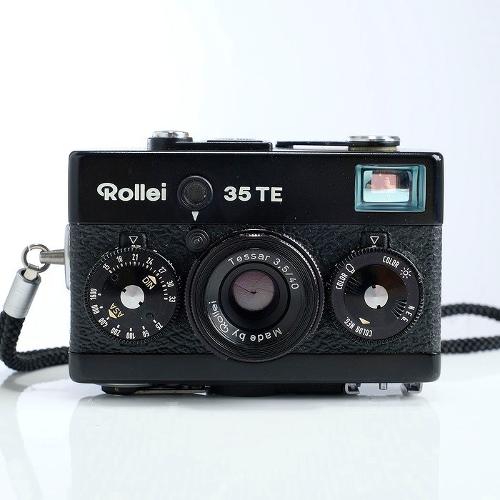 【中古】 (ローライ) Rollei 35TE 40/3.5 シンガポール ブラック【中古カメラ フィルムカメラ】 ランク:B|カメラのナニワ