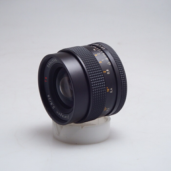 【中古】 (コンタックス) CONTAX Distagon 28/2.8 T* AEJ【中古水晶体 ＭＦ水晶体】 序列付ける：B