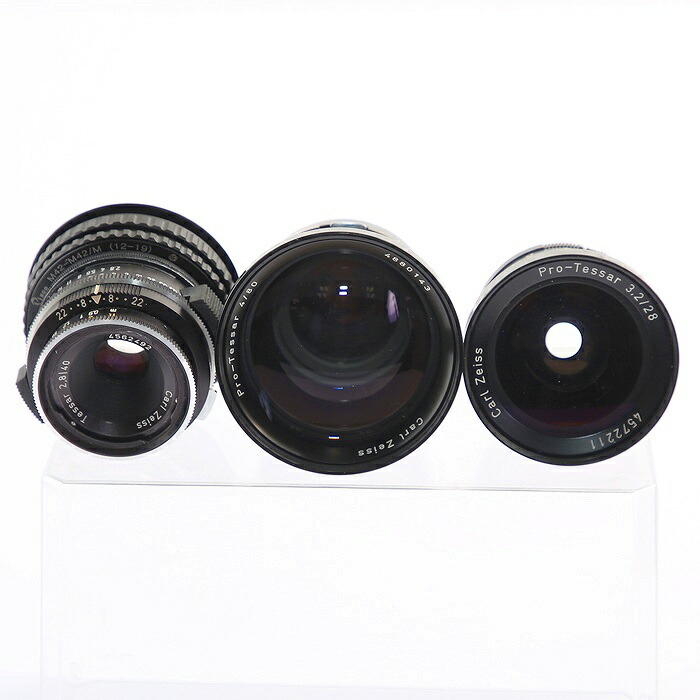 【中古】 (カールツアイス) Carl Zeiss SONY(Eマウント)ブリコラージュレンズ28/3.2・40/2.8・80/4【中古水晶体 ＭＦ水晶体】 位置づける：B