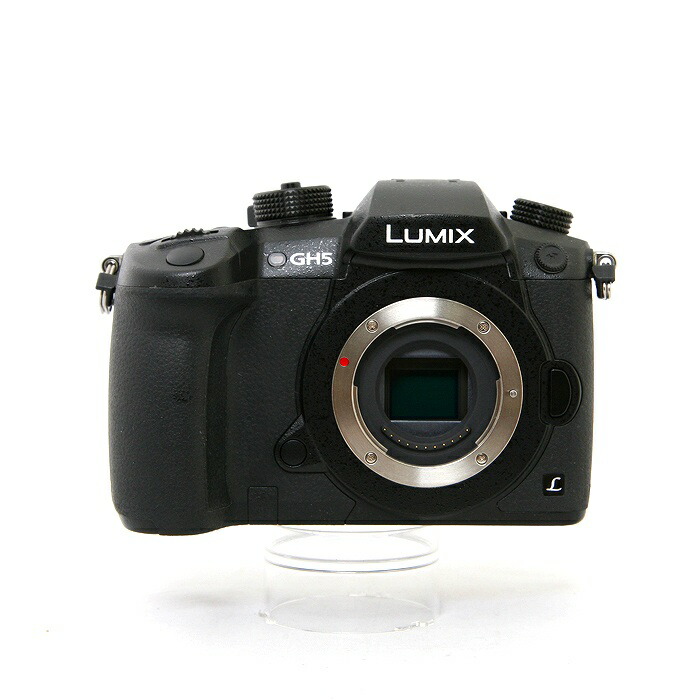 【中古】 (パナソニック) Panasonic DC-GH5-K 上半身 黒いこと【中古写真機 デジタル一眼】 位置づける：B