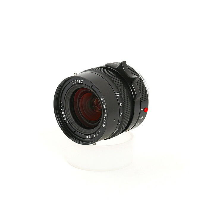 【中古】 (ライカ) Leica ｴﾙﾏﾘｰﾄM 28/2.8 第3時人 6bit改【中古水晶体 領域ファインダ用水晶体】 位置づける：B