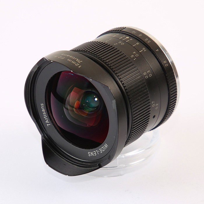 【中古】   7ARTISANS 12/F2.8 BK ﾌｼﾞX【中古水晶体 ＭＦ水晶体】 価値づける：AB