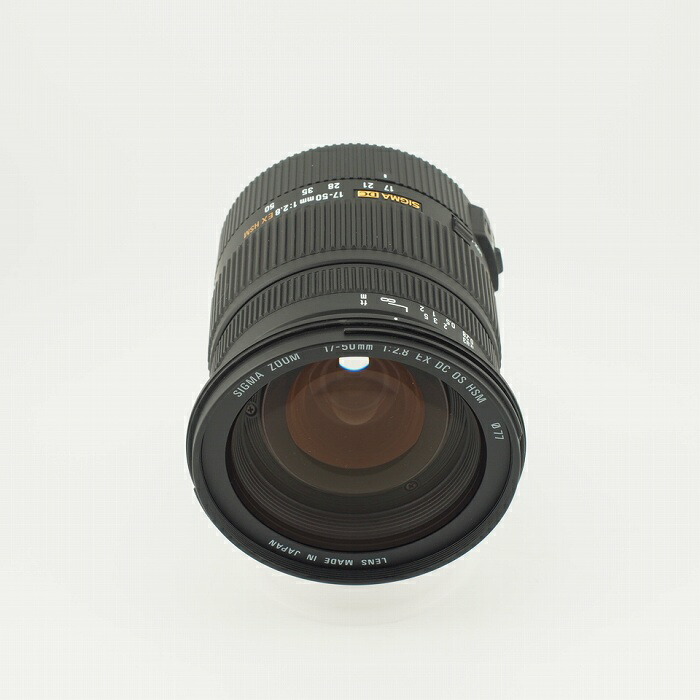 【中古】 (シグマ) SIGMA 17-50/2.8 EX DC os HSM ｷﾔﾉﾝEF/APS-C用【中古水晶体 ＡＦ水晶体】 位置づける：B