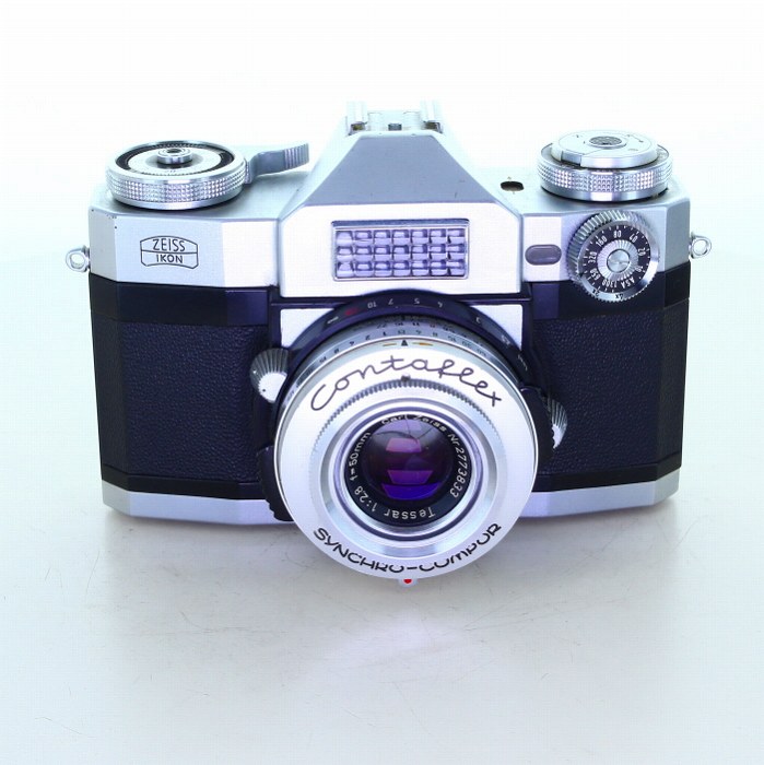 【中古】 (コンタックス) CONTAX ｺﾝﾀﾌﾚｯｸｽ ｽｰﾊﾟｰ + ﾃｯｻｰ50/2.8【中古写真機 写真フィルム写真機】 位置づける：C