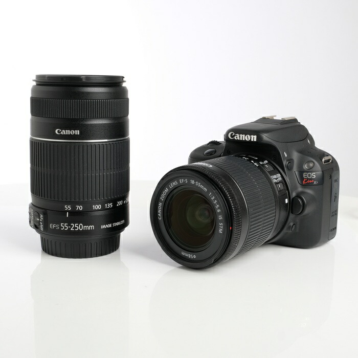 【中古】 (キヤノン) Canon EOS KISS X7 ダブルズームキツト【中古カメラ デジタル一眼】 ランク:B|カメラのナニワ