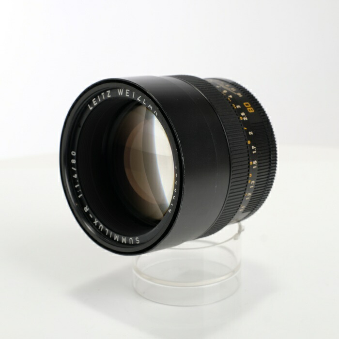 【中古】 (ライカ) Leica ｽﾞﾐﾙｯｸｽ 80/1.4 (R-Only)【中古水晶体 範囲ファインダ用水晶体】 序列付ける：B