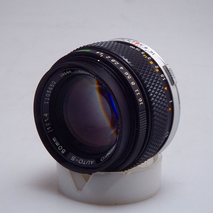 【中古】 (オリンパス) OLYMPUS Zuiko Auto-S 50/1.4【中古水晶体 ＭＦ水晶体】 序列付ける：C