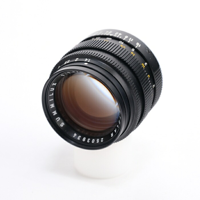 【中古】 (ライカ) Leica ｽﾞﾐﾙｯｸｽ 50/1.4 （第2世代）【中古レンズ ＭＦレンズ】 ランク：B｜カメラのナニワ