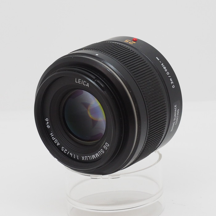 【中古】 (パナソニック) Panasonic DG SUMMILUX 25/1.4 ASPH. H-X025【中古水晶体 ＡＦ水晶体】 位置づける：B