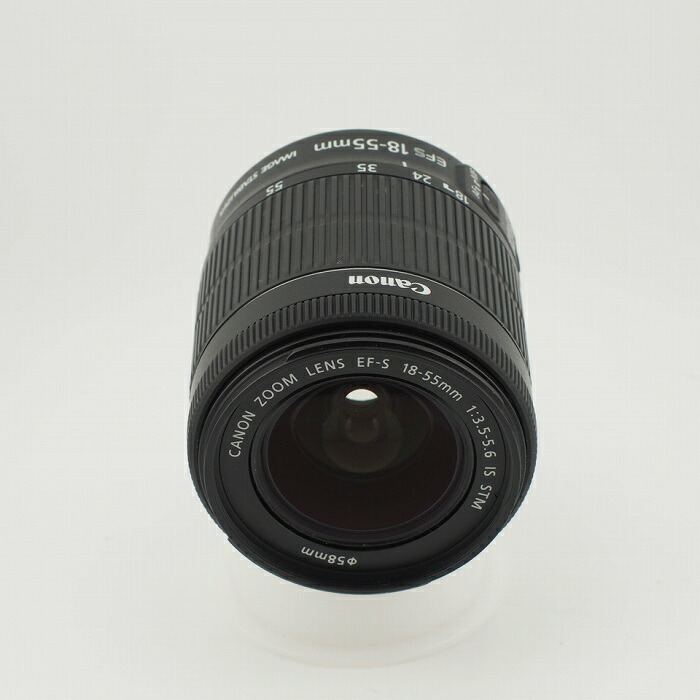 【中古】 (キヤノン) Canon EF-S18-55/3.5-5.6 IS STM【中古水晶体 ＡＦ水晶体】 価値づける：B