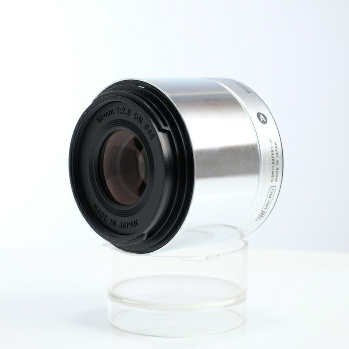 【中古】 (シグマ) SIGMA 60/2.8 DN ｼﾙﾊﾞｰ ﾏｲｸﾛﾌｫｰｻｰｽﾞ用【中古レンズ ＡＦレンズ】 ランク：B｜カメラのナニワ