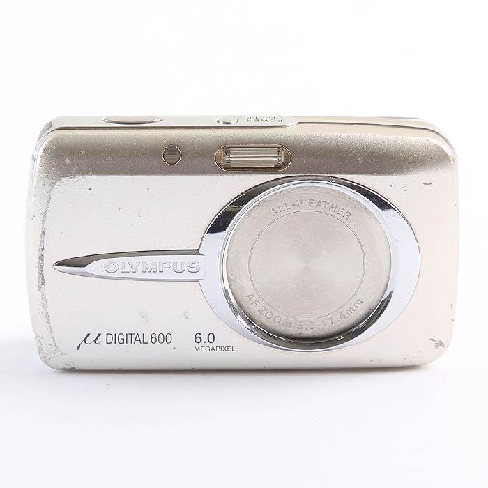 【中古】 (オリンパス) OLYMPUS ﾐﾕｰﾃﾞｼﾞﾀﾙ600 ｼﾙﾊﾞｰ【中古カメラ コンパクトデジカメ】 ランク：C