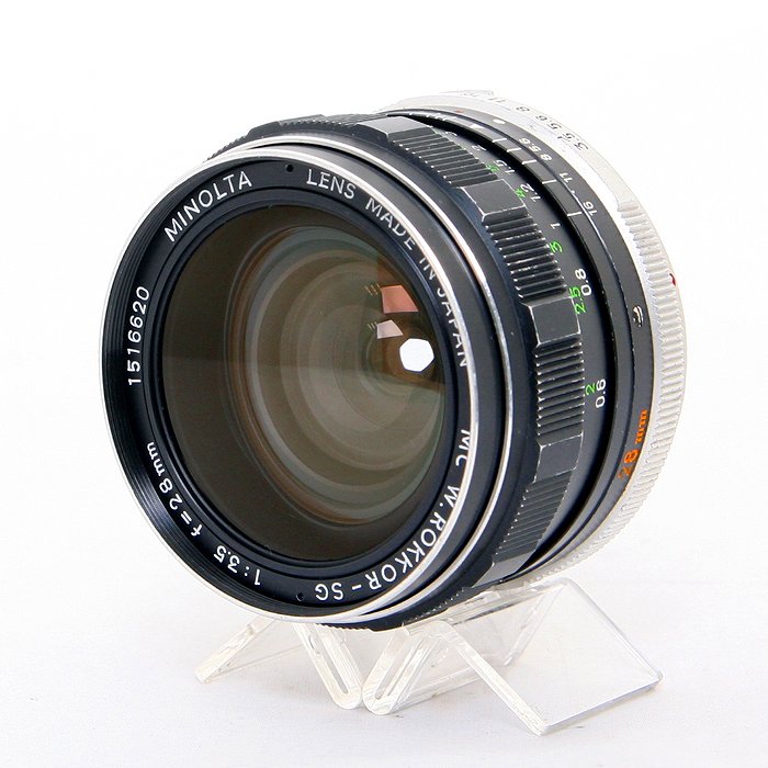 【中古】 (ミノルタ) MINOLTA MC W. ROKKOR-SG 28mm f3.5【中古レンズ ＭＦレンズ】 ランク：B