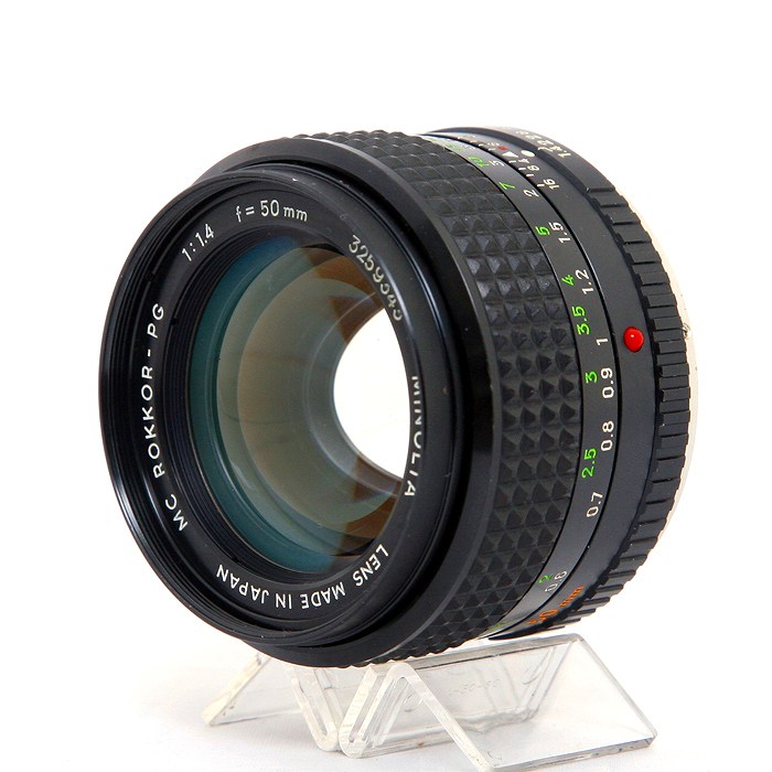 【中古】 (ミノルタ) MINOLTA MC ROKKOR-PG 50/1.4【中古レンズ ＭＦレンズ】 ランク：B