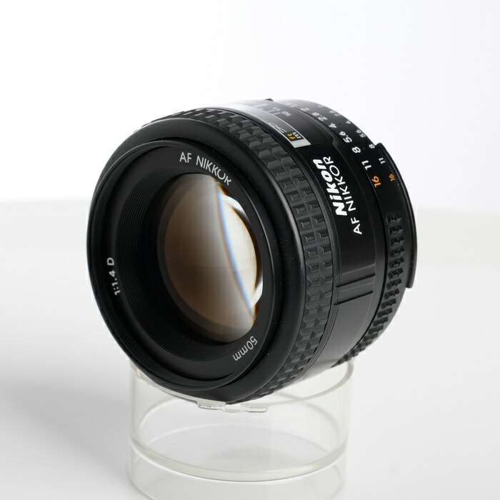 【中古】 (ニコン) Nikon 人工知能学 AF 50/F1.4D【中古水晶体 ＡＦ水晶体】 価値づける：B