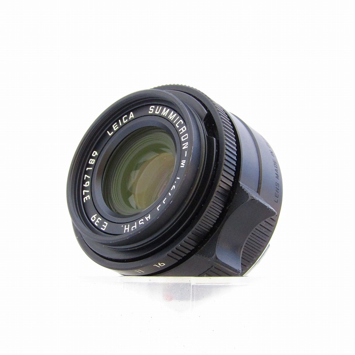 【中古】 (ライカ) Leica ズミクロン M35/2 ASPH. 黒いこと【中古水晶体 範囲ファインダ用水晶体】 序列付ける：B-