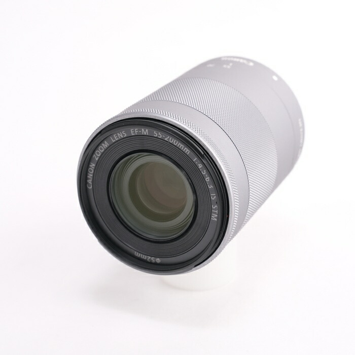 【中古】 (キヤノン) Canon EF-M55-200/4.5-6.3 IS STM シルバー【中古レンズ AFレンズ】 ランク:AB|カメラのナニワ